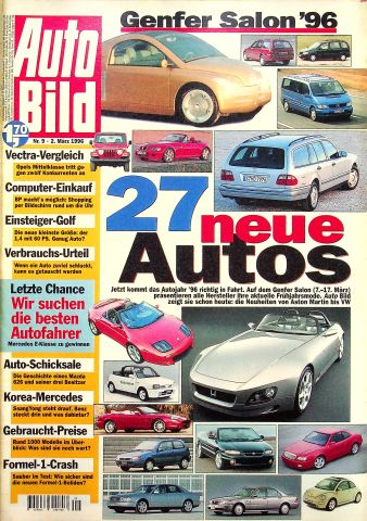 Deckblatt Auto Bild (09/1996)